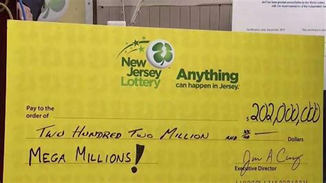 202 mega million lottery winner edison nj